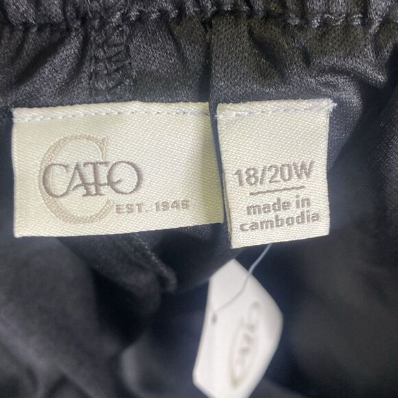 Cato Mesh Tulle Midi Pull On A-Line Black Green Floral Skirt Sz 18/20 Whimsigoth - Picture 5 of 6